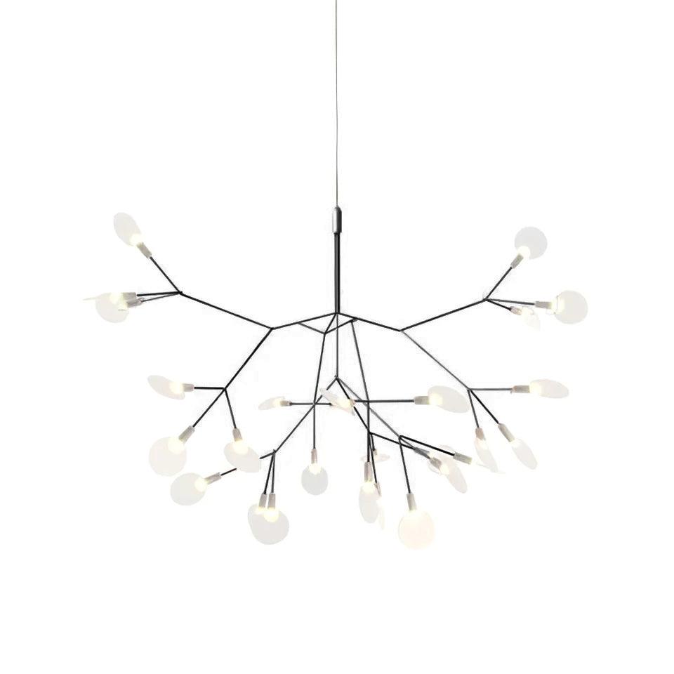 Zwarte Firefly ledkroonluchter