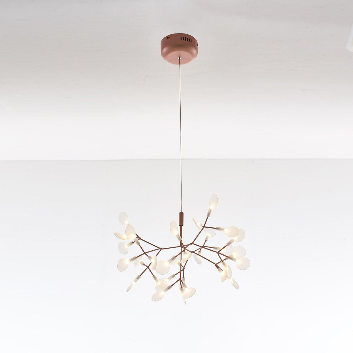 Auroreon Kroonluchter roségoud Firefly LED Tak