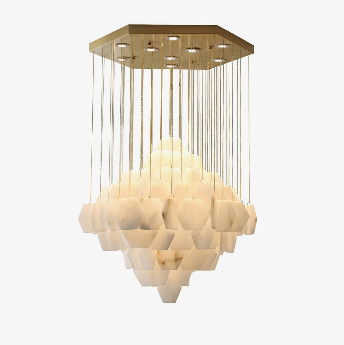 Avenanena luxe albasten kroonluchter