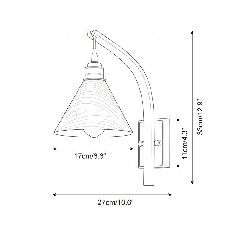 Cirisiella Arc wandlamp