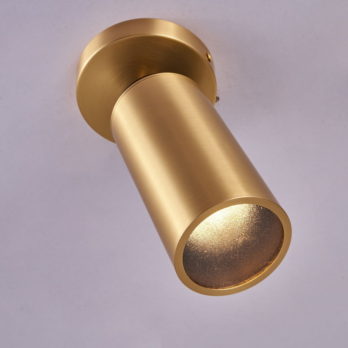 Syloran moderne minimalistische plafondlamp van messing