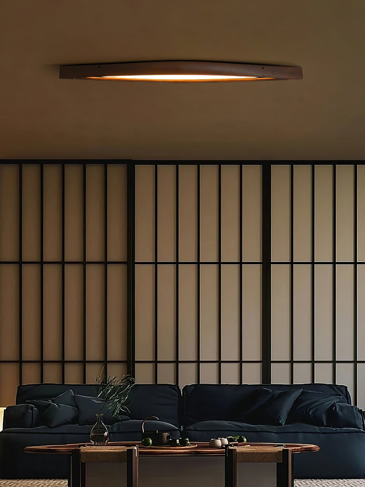 Alnoreth Nordic Horizon Lineaire plafondlamp van hout