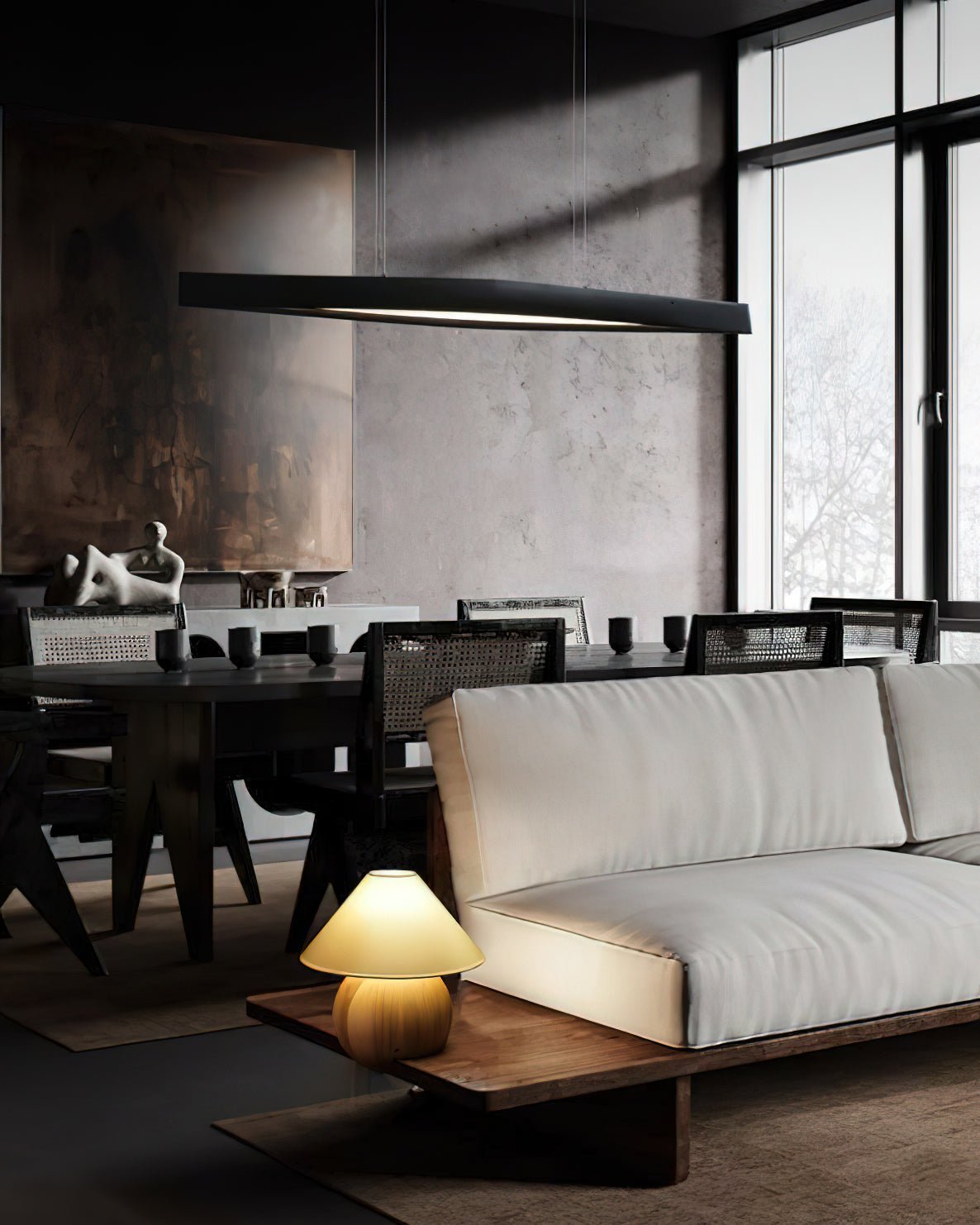 Syliielle houten Scandinavische hanglamp