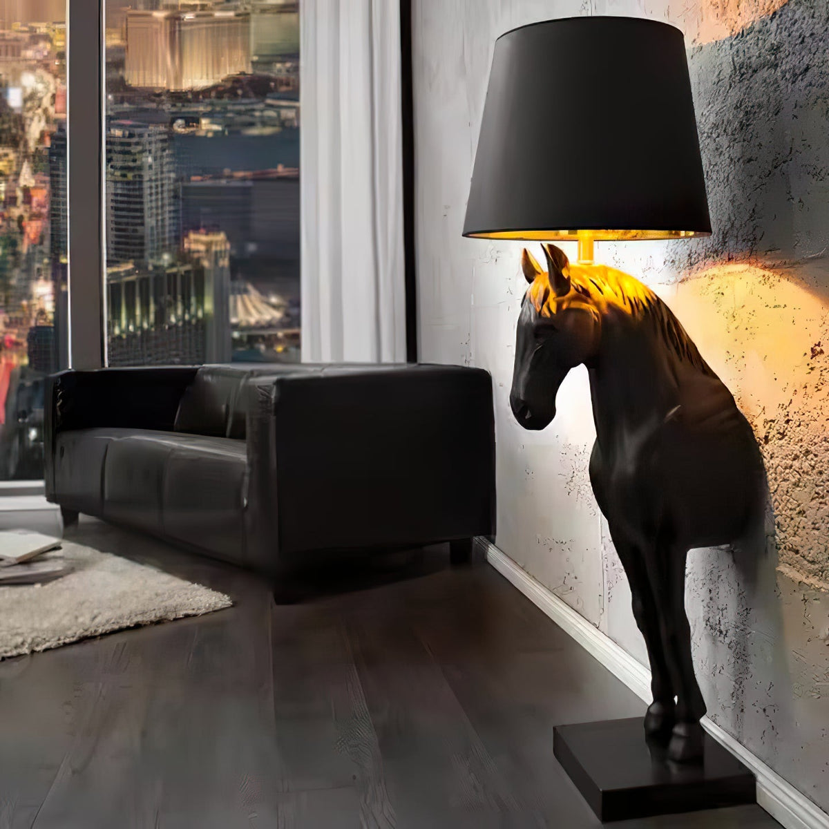 Brammell Paardensculptuur vloerlamp