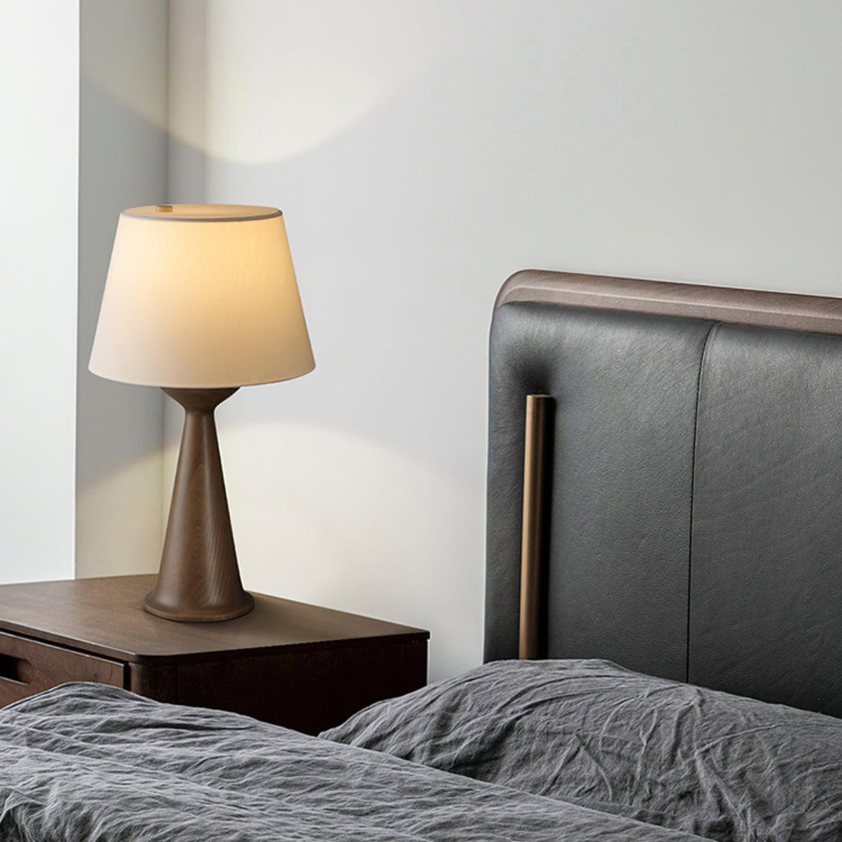 Tempo Vintage houten tafellamp