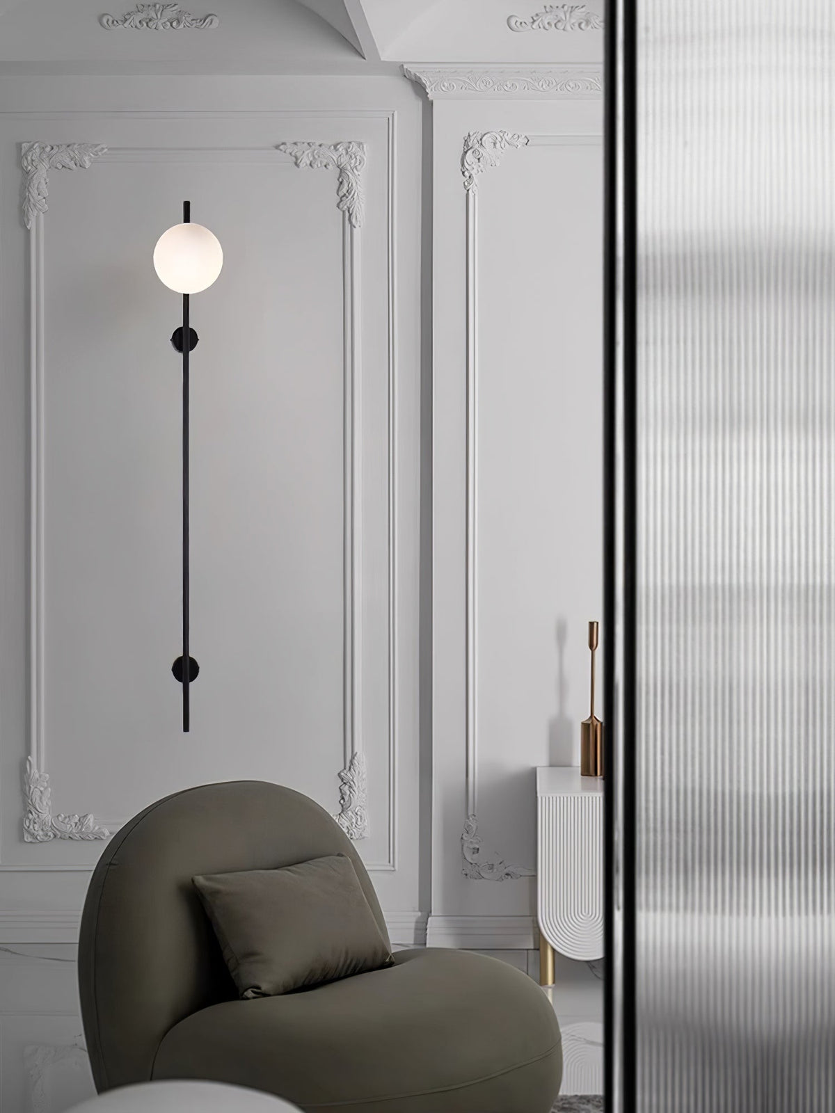 Nerylor Moderne minimalistische wandlamp van glas