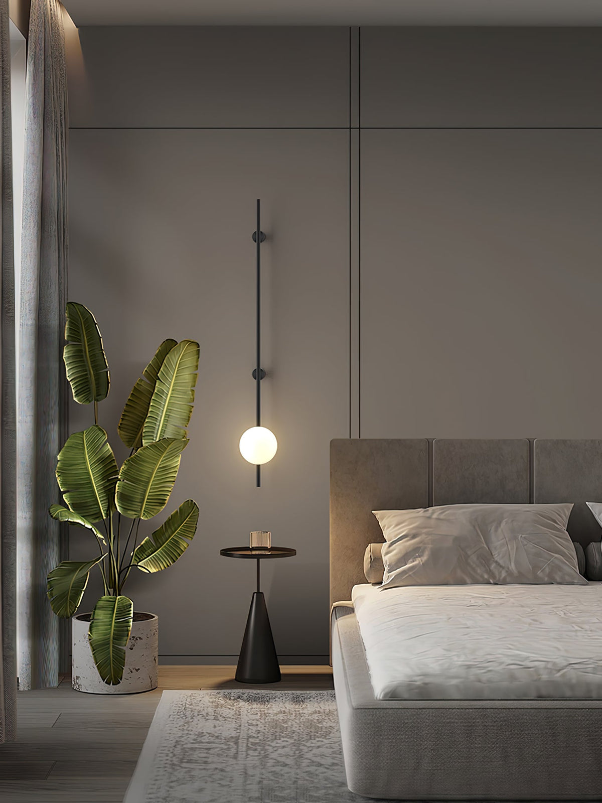 Nerylor Moderne minimalistische wandlamp van glas