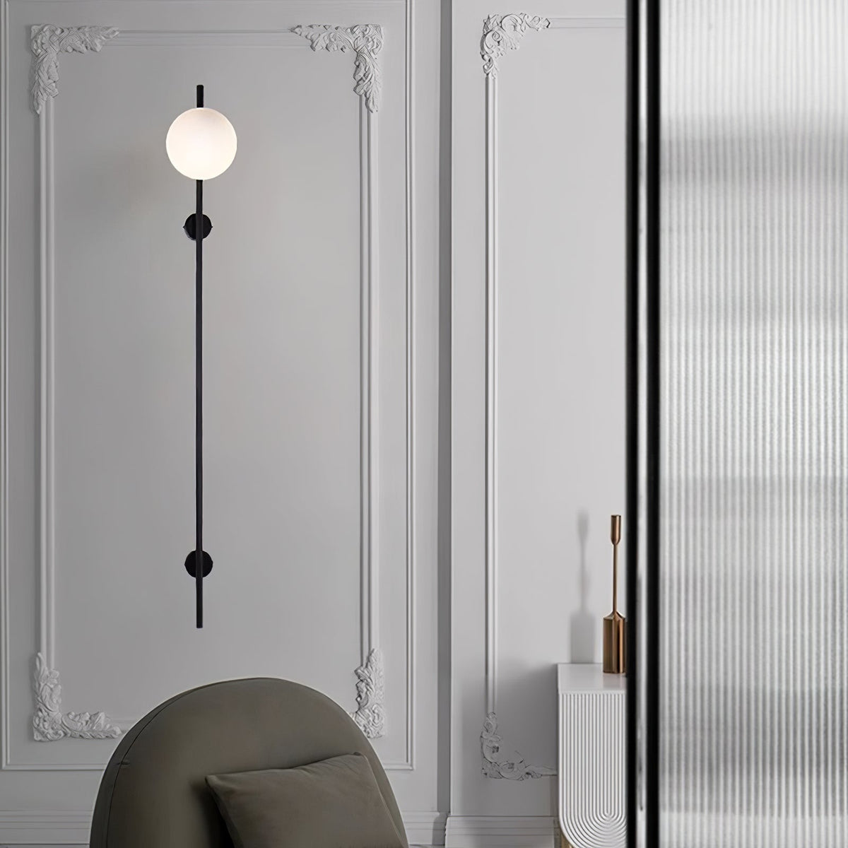 Nerylor Moderne minimalistische wandlamp van glas