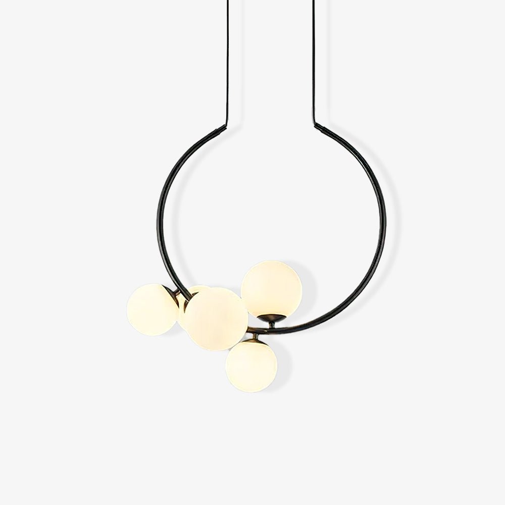 Cosorus hanglamp met glazen kap