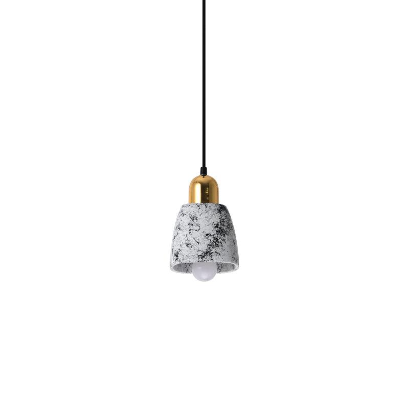Moderne hanglamp van marmer en cement