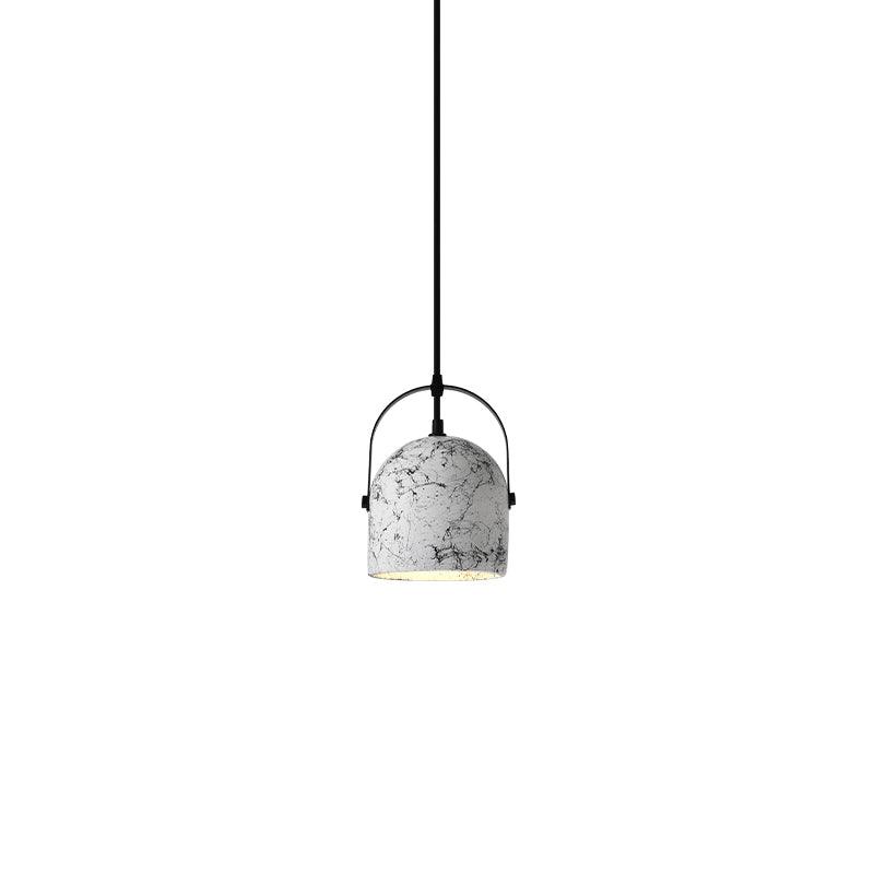 Moderne hanglamp van marmer en cement