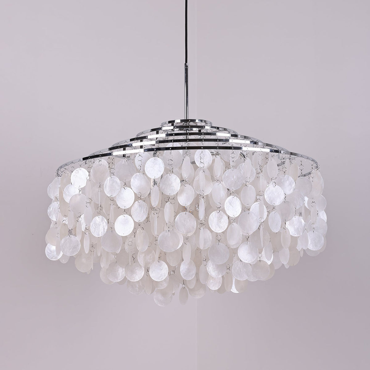 Rivena hanglamp Ronde Schelp Ring