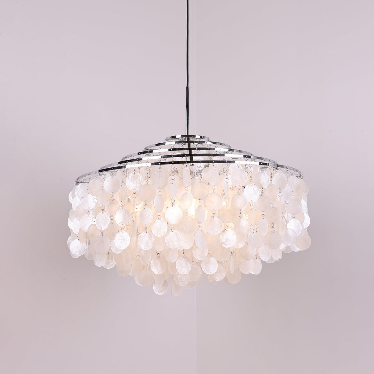 Rivena hanglamp Ronde Schelp Ring