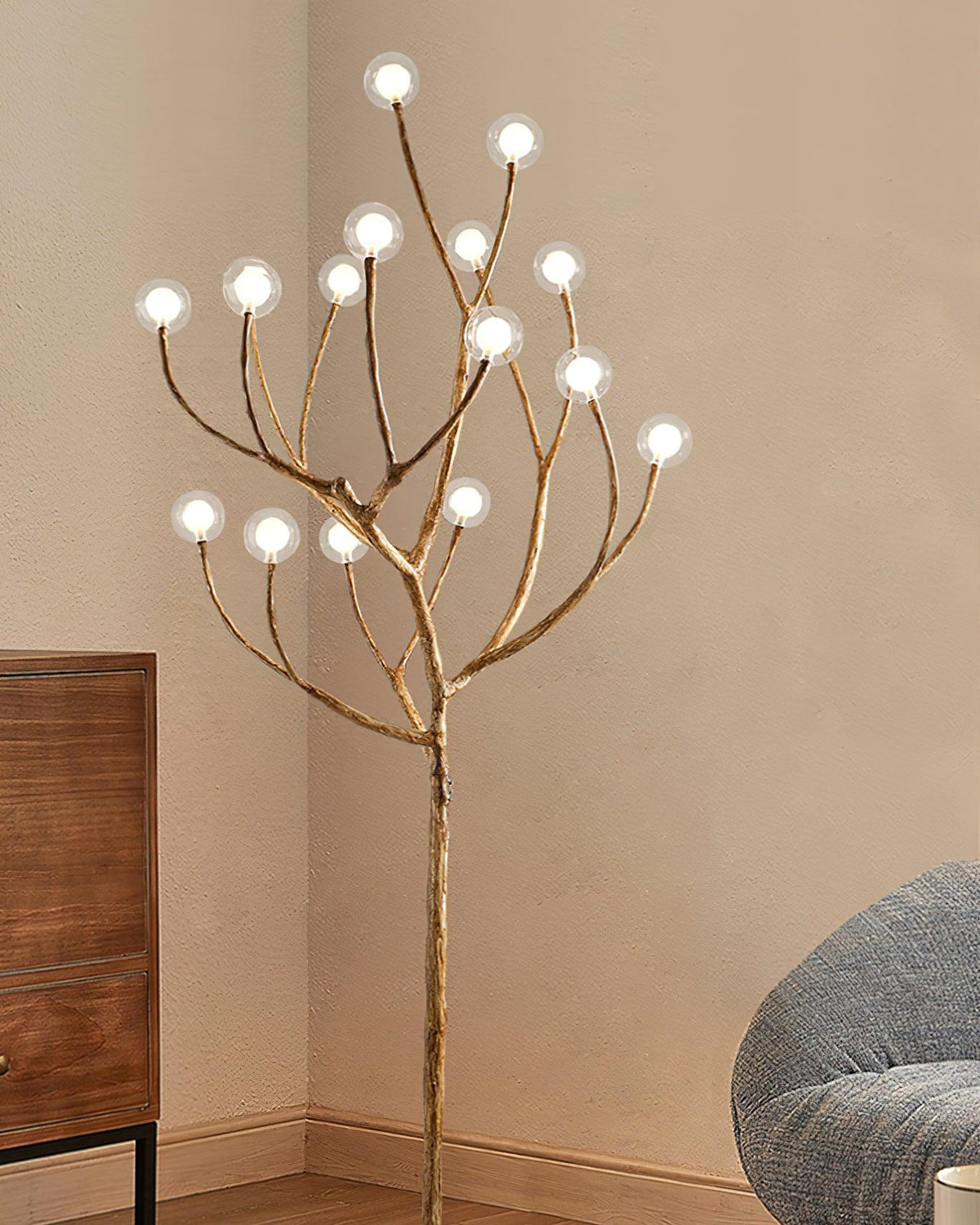 Nue hars vloerlamp