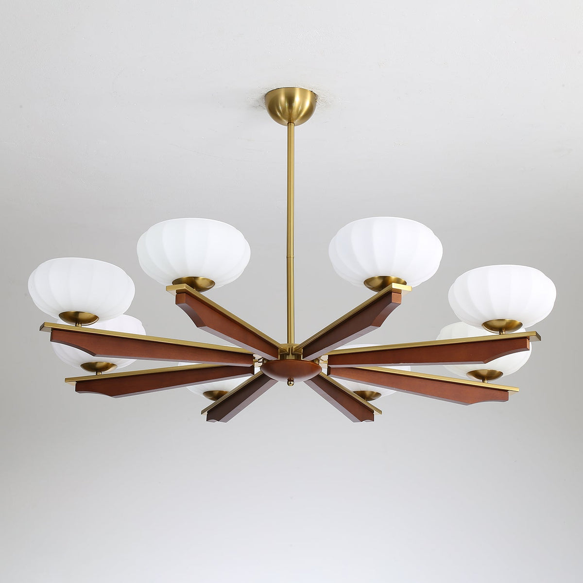 Uzoror Traditionele Elegantie Vintage Hout Kroonluchter
