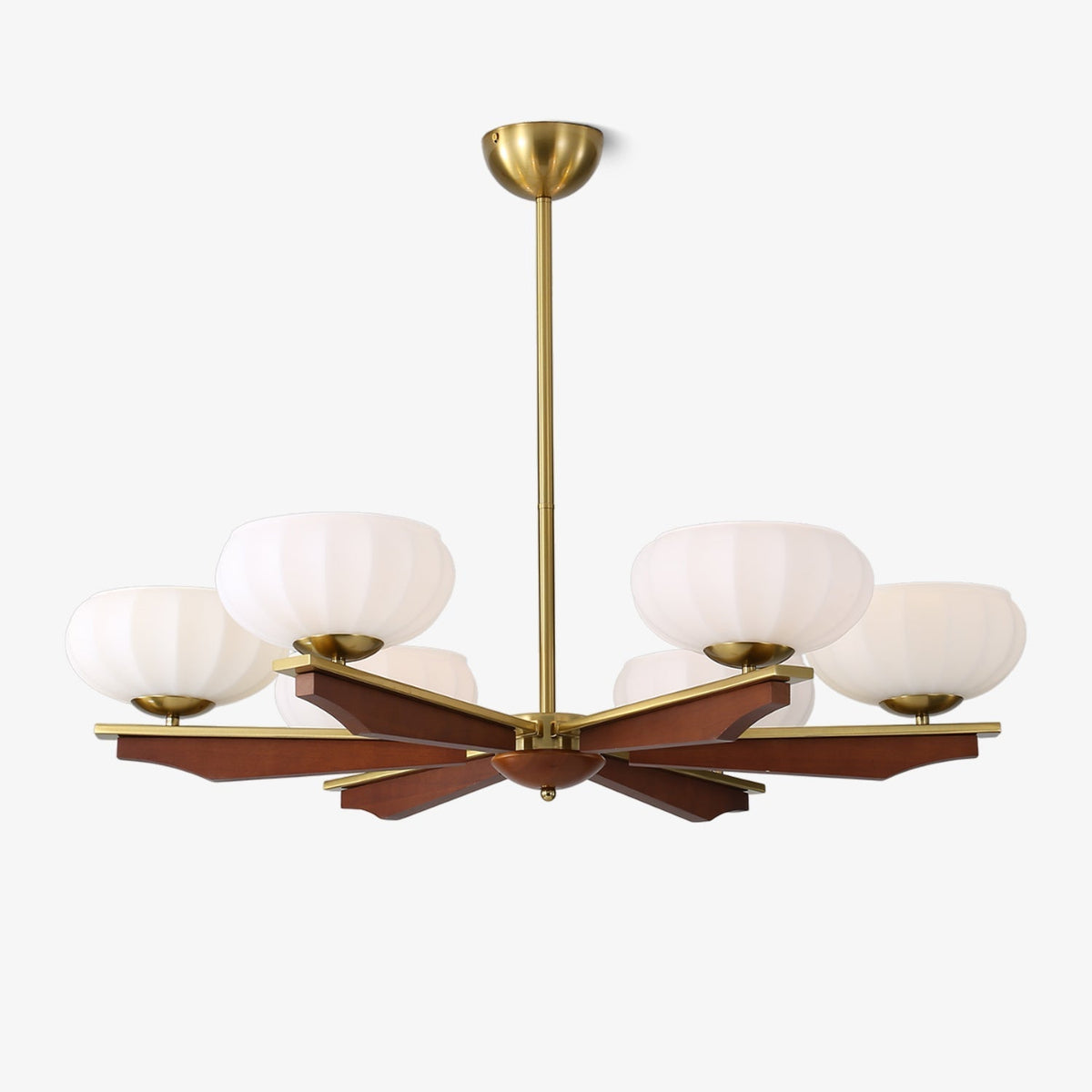 Uzoror Traditionele Elegantie Vintage Hout Kroonluchter