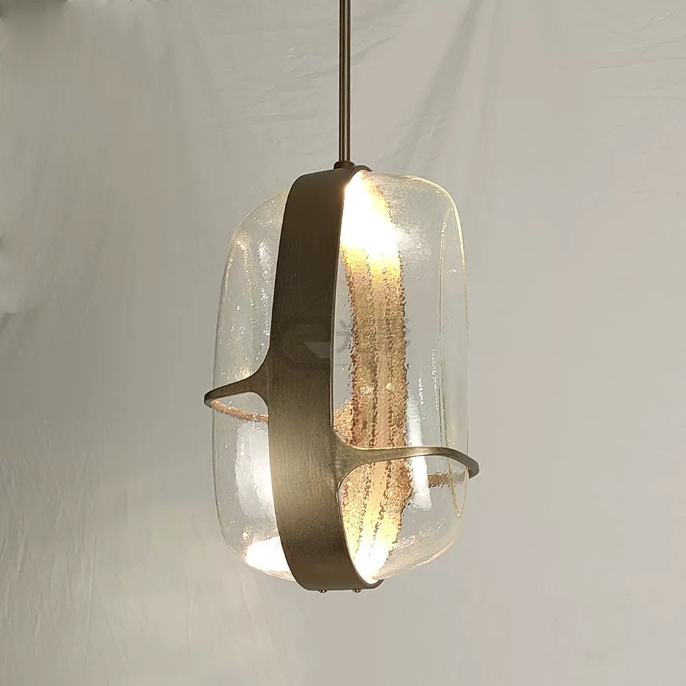 Lumeena hanglamp met afwerking en transparant