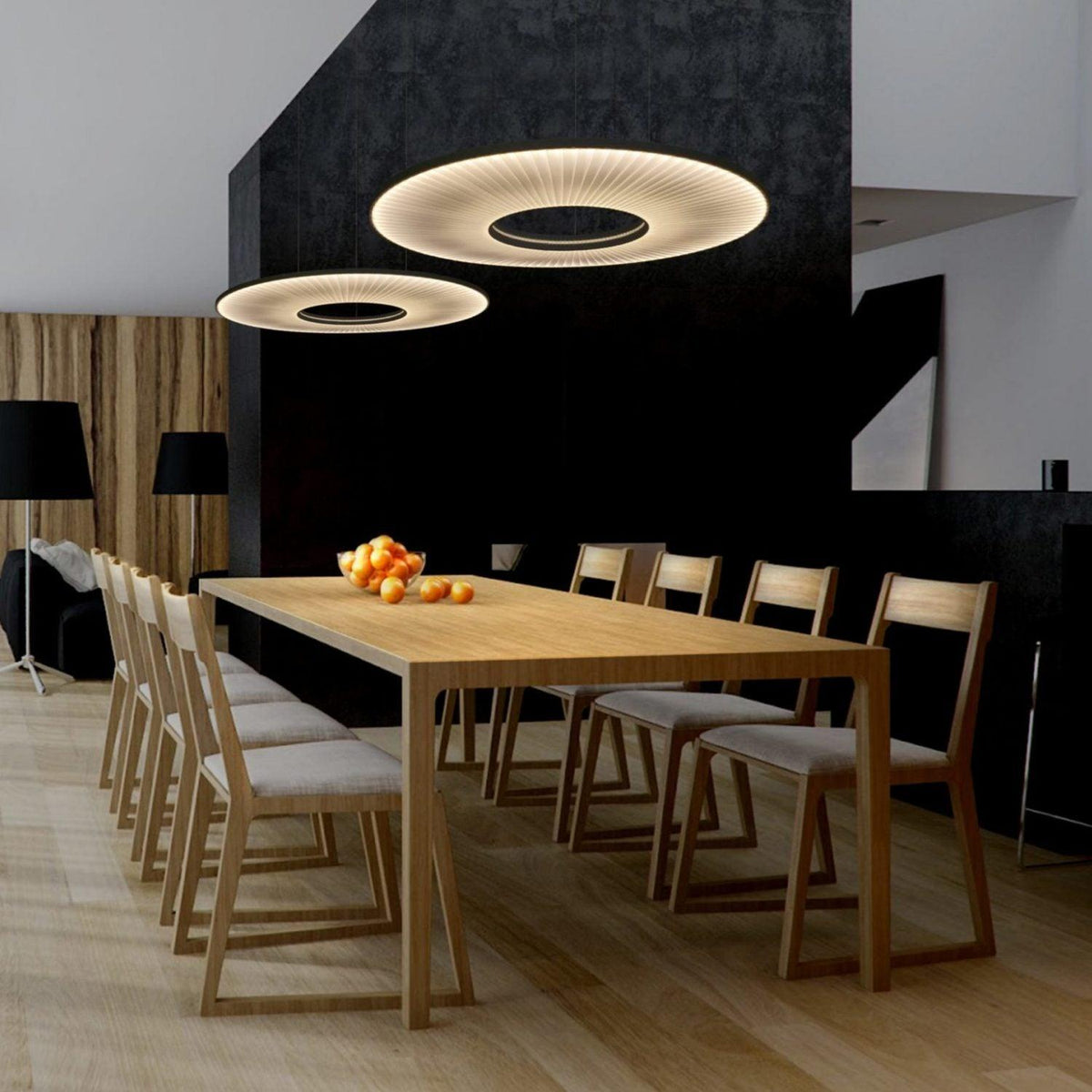 Lumira hanglamp witte stof klassiek