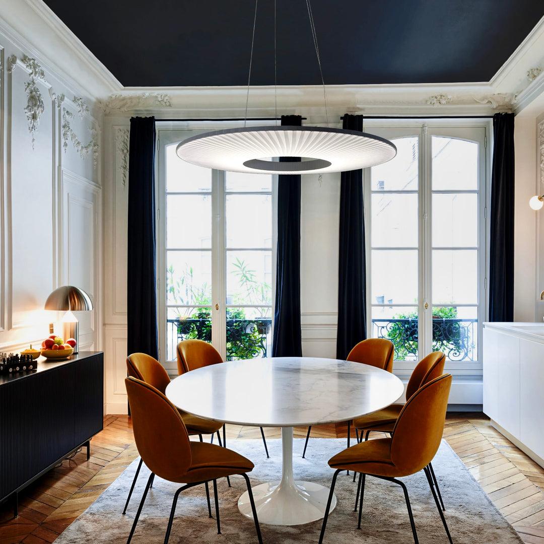 Lumira hanglamp witte stof klassiek