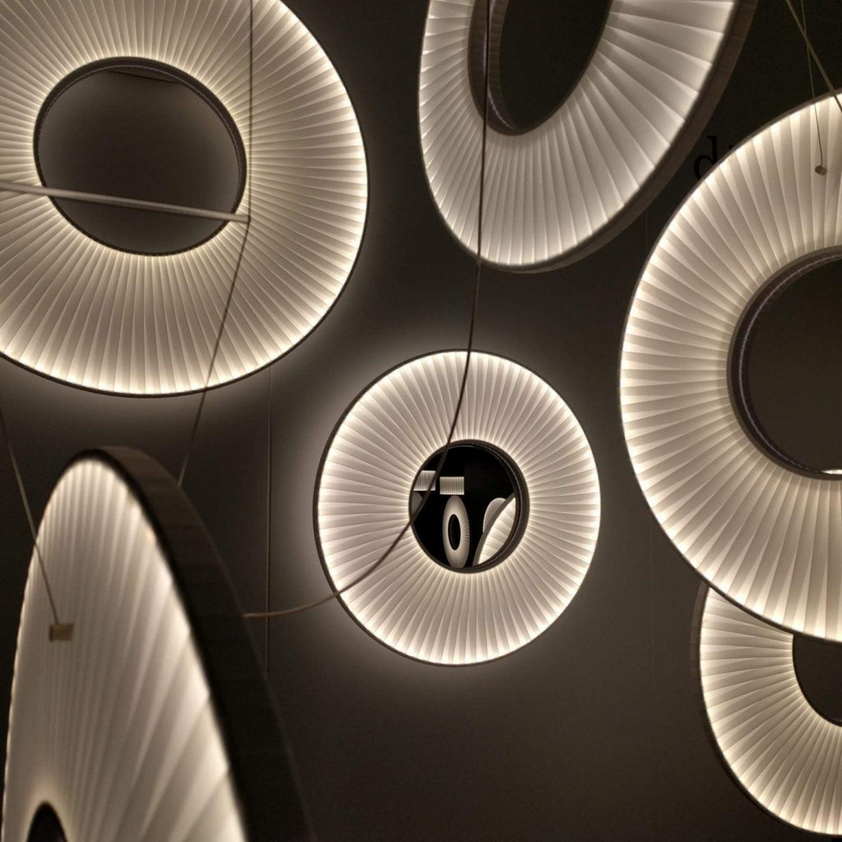 Lumira hanglamp witte stof klassiek