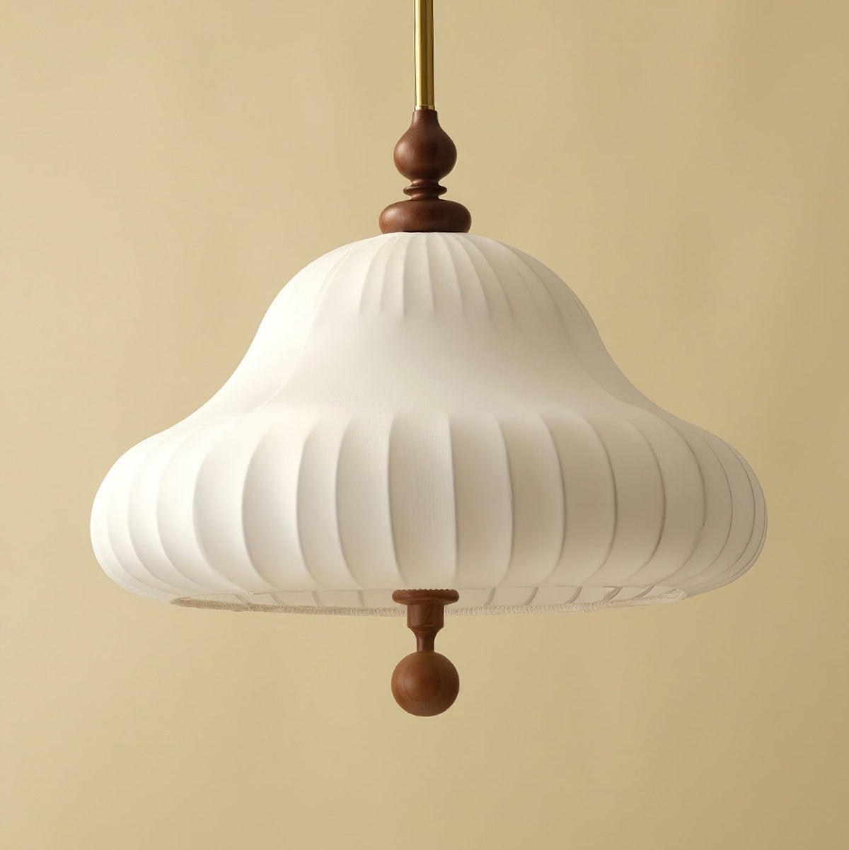 Caserielle hanglamp bloeiende bloemvorm messing