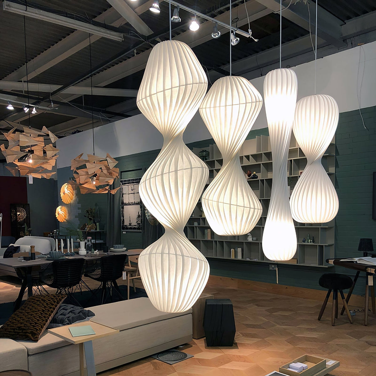 Alcareth Premium Noordse kunst kunststof hanglamp