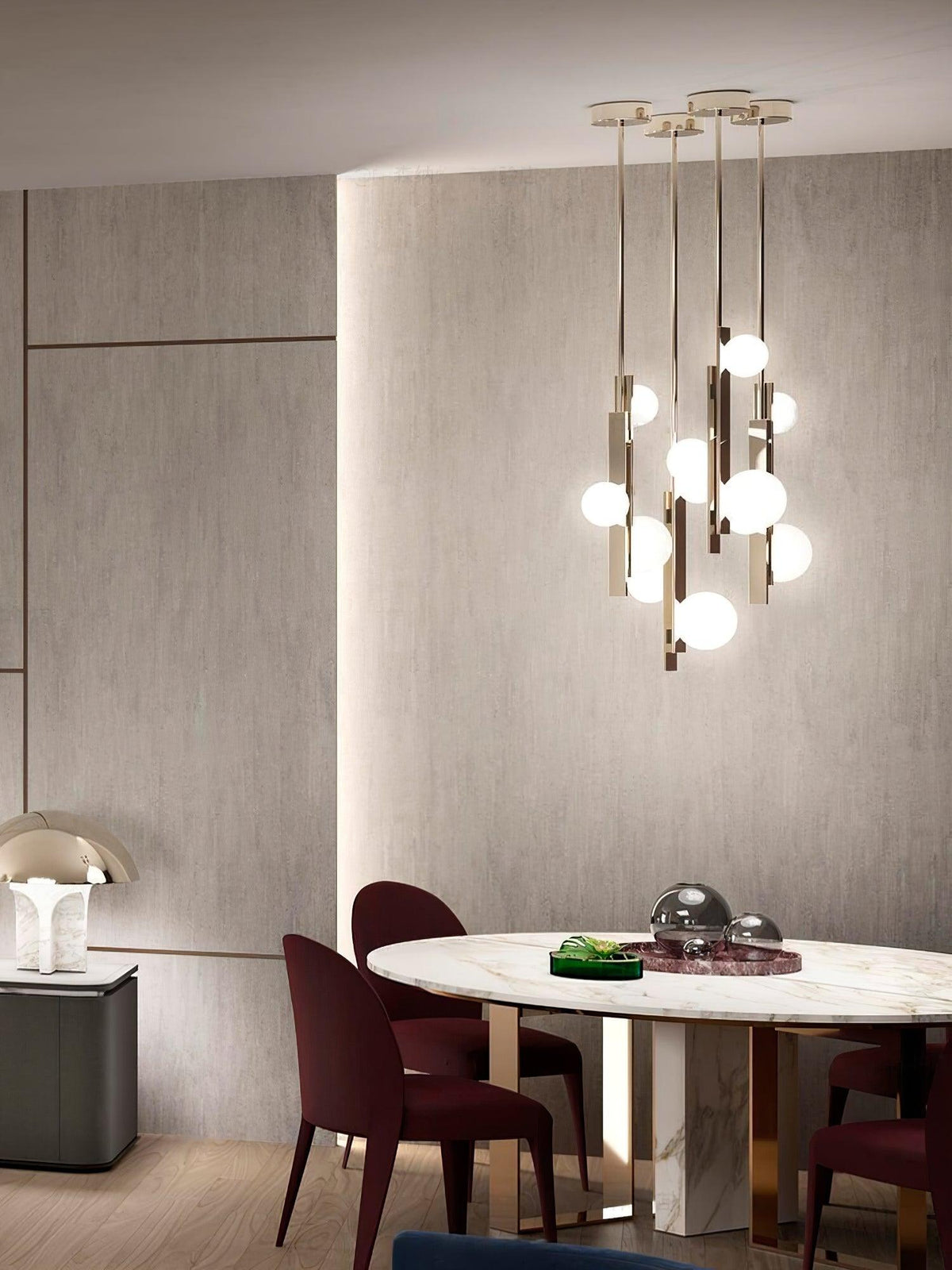 Lioraiella Moderne hanglamp van glas