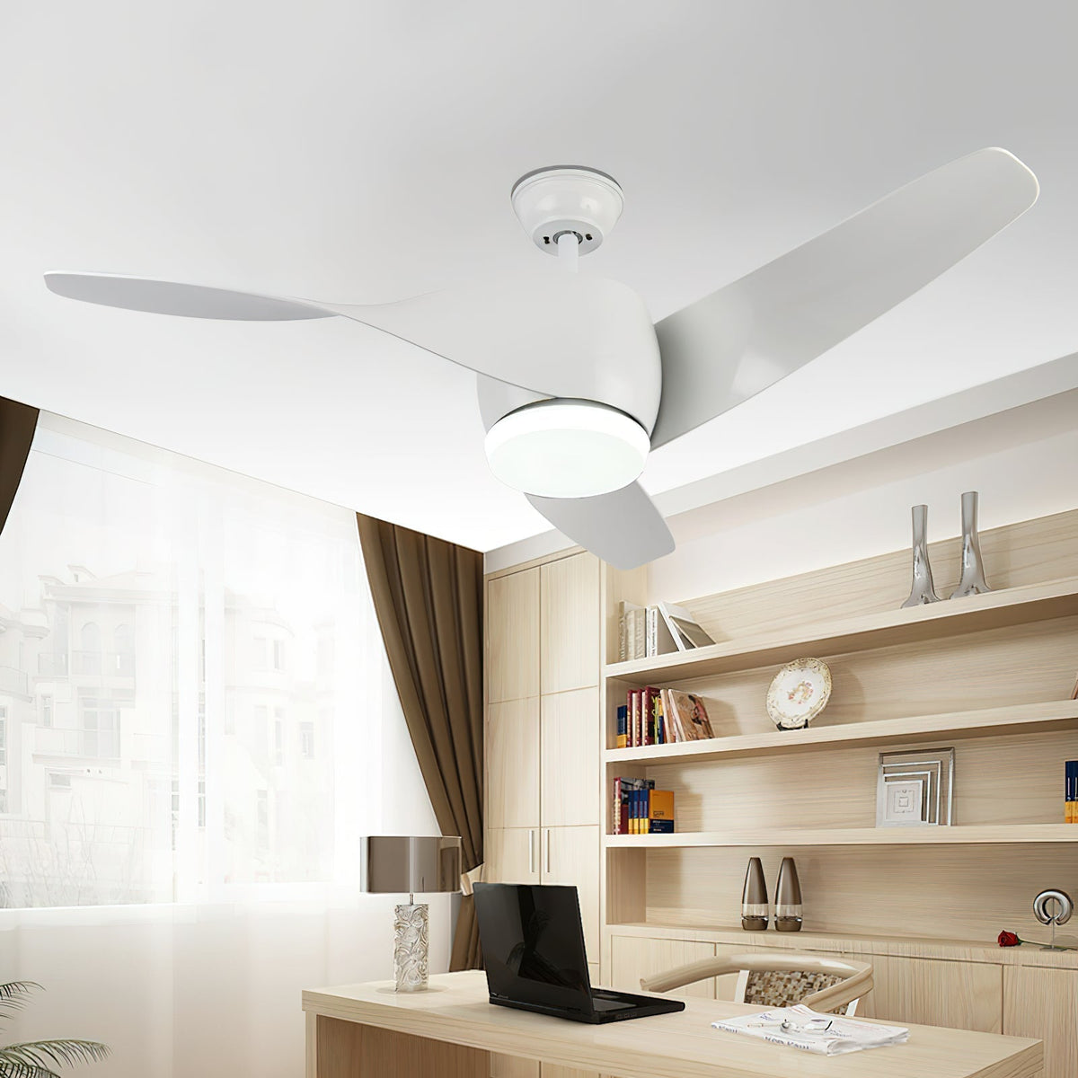 Liororeon plafondventilator met verlichting