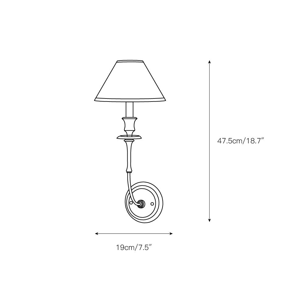 Viraarine wandlamp