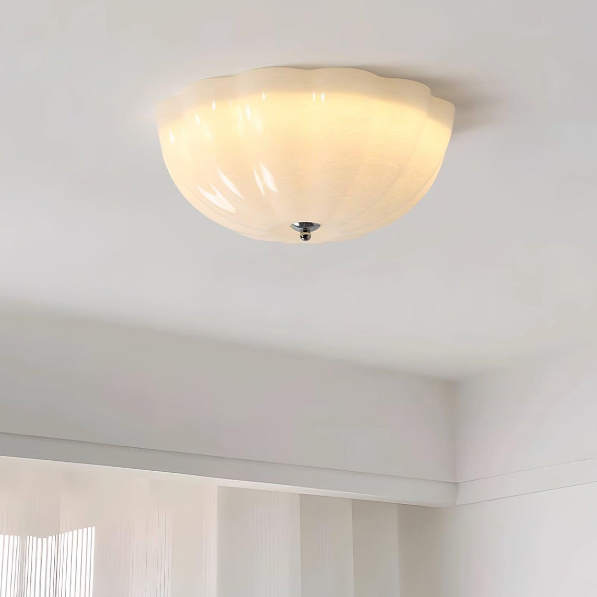 Etta plafondlamp glas Jelly Opalescent Slaapkamer