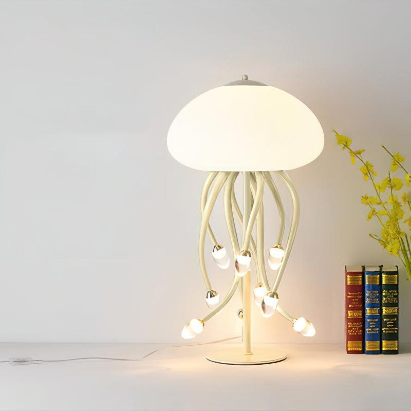 Zosilyra whimsische jellyfish tafellamp van glas
