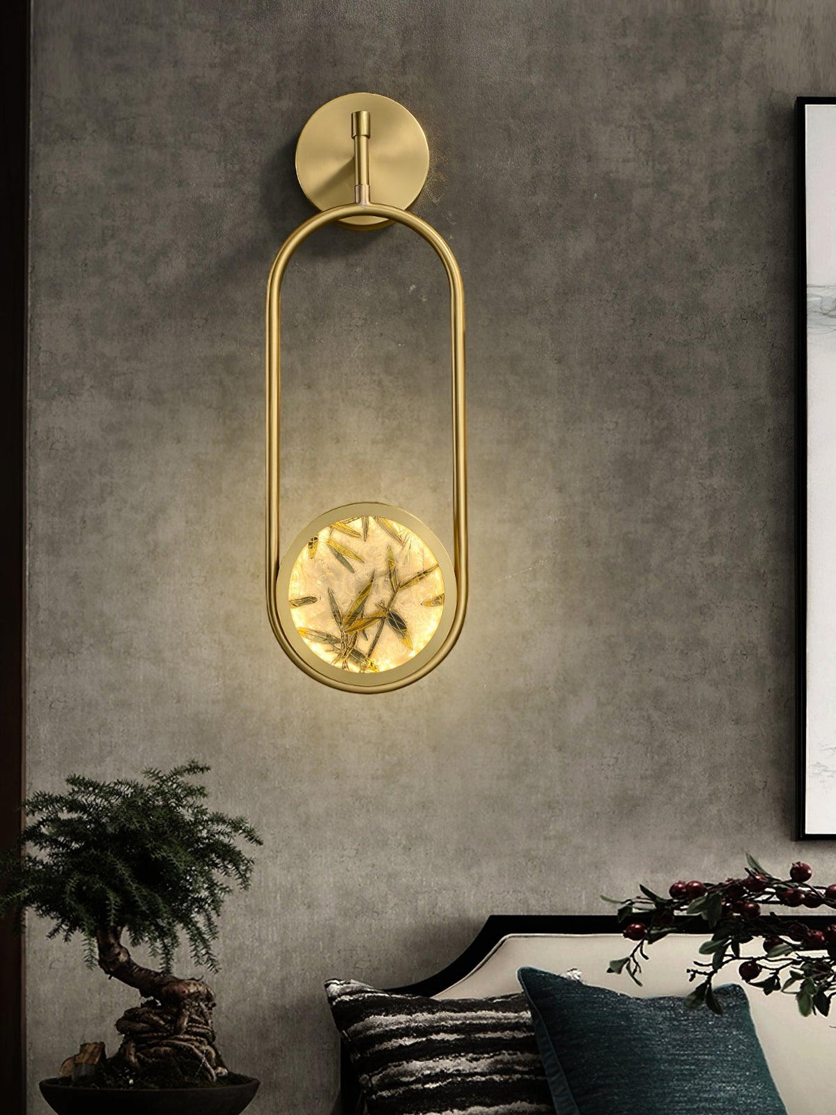 Casaraine Luxe messing wandlamp