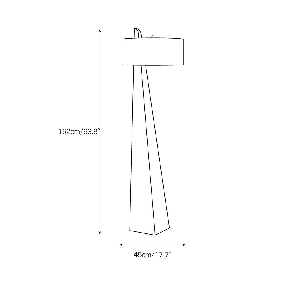 Renalise Obelisk vloerlamp