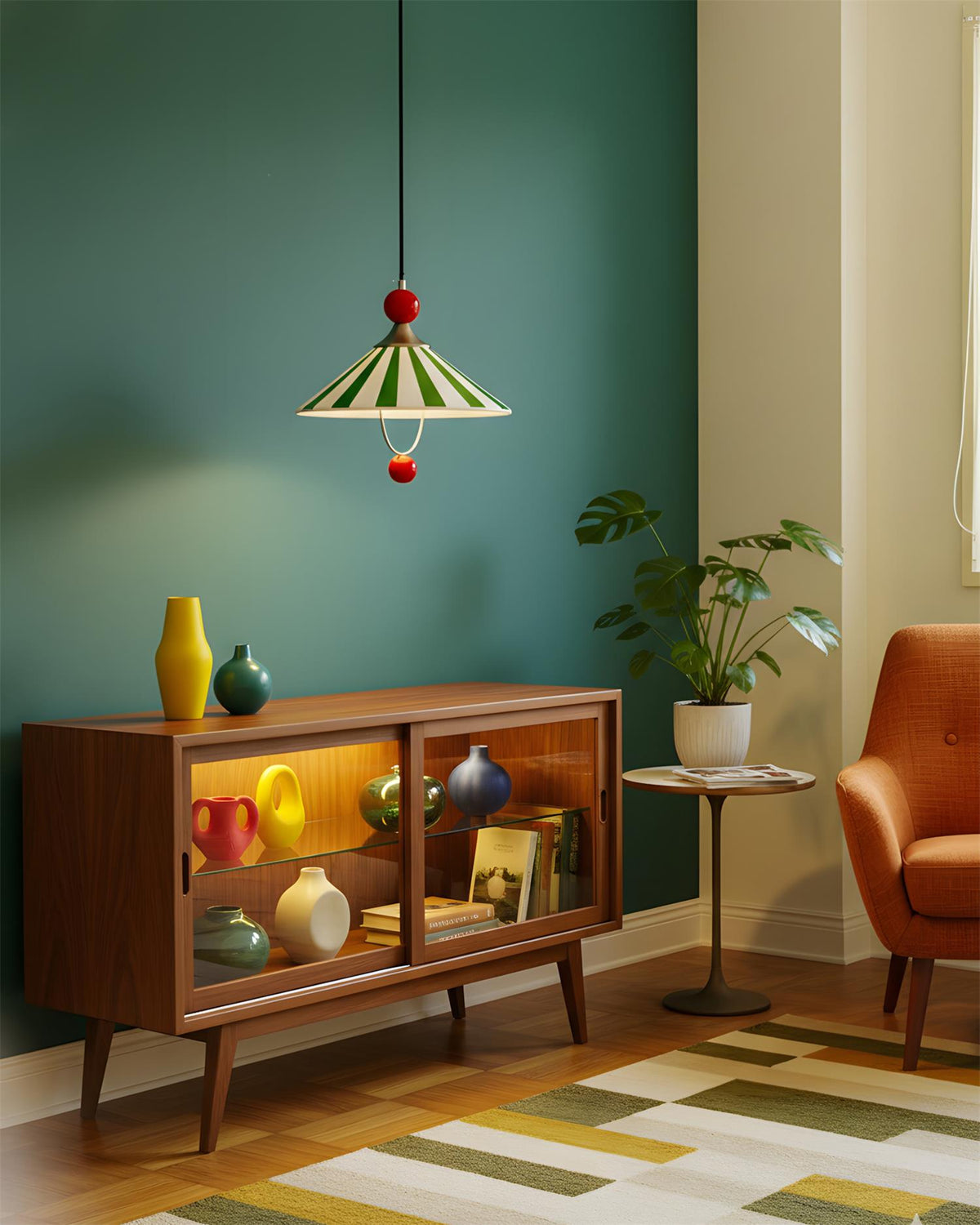 Velanelia hanglamp groen