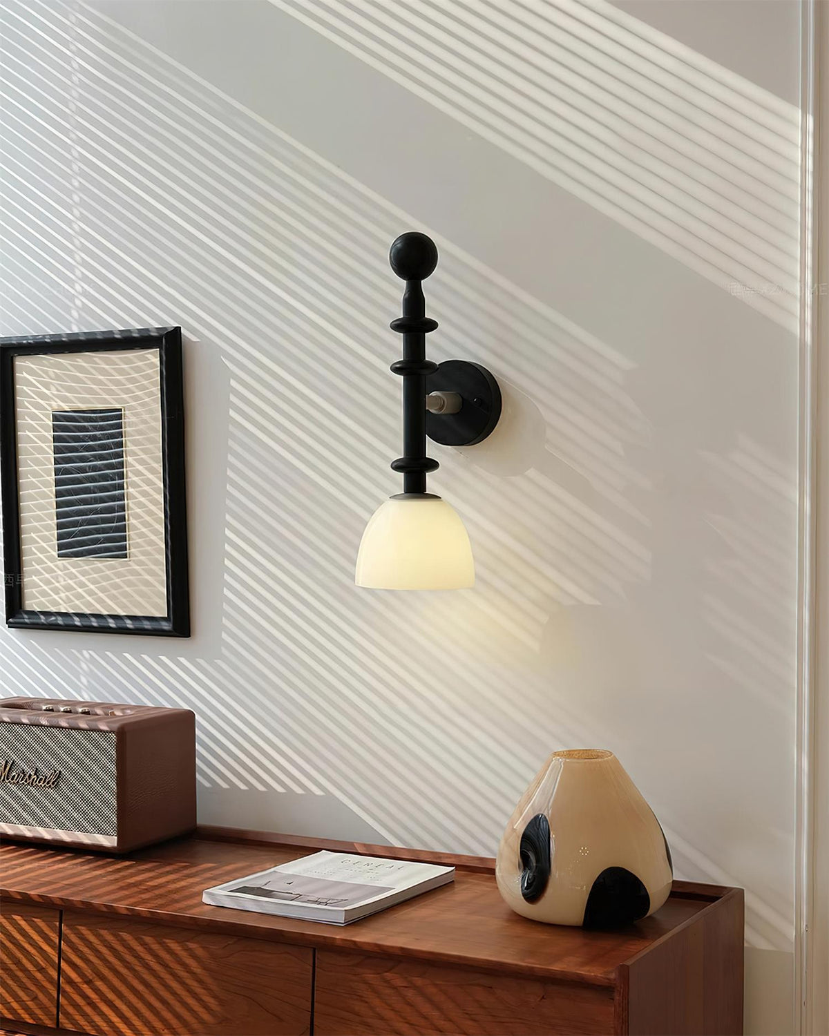 Aldorelia wandlamp hout modern
