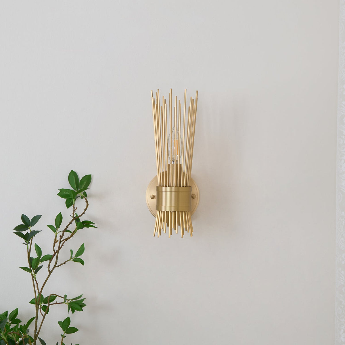 Thresher Postmodern luxe Candle messing wandlamp