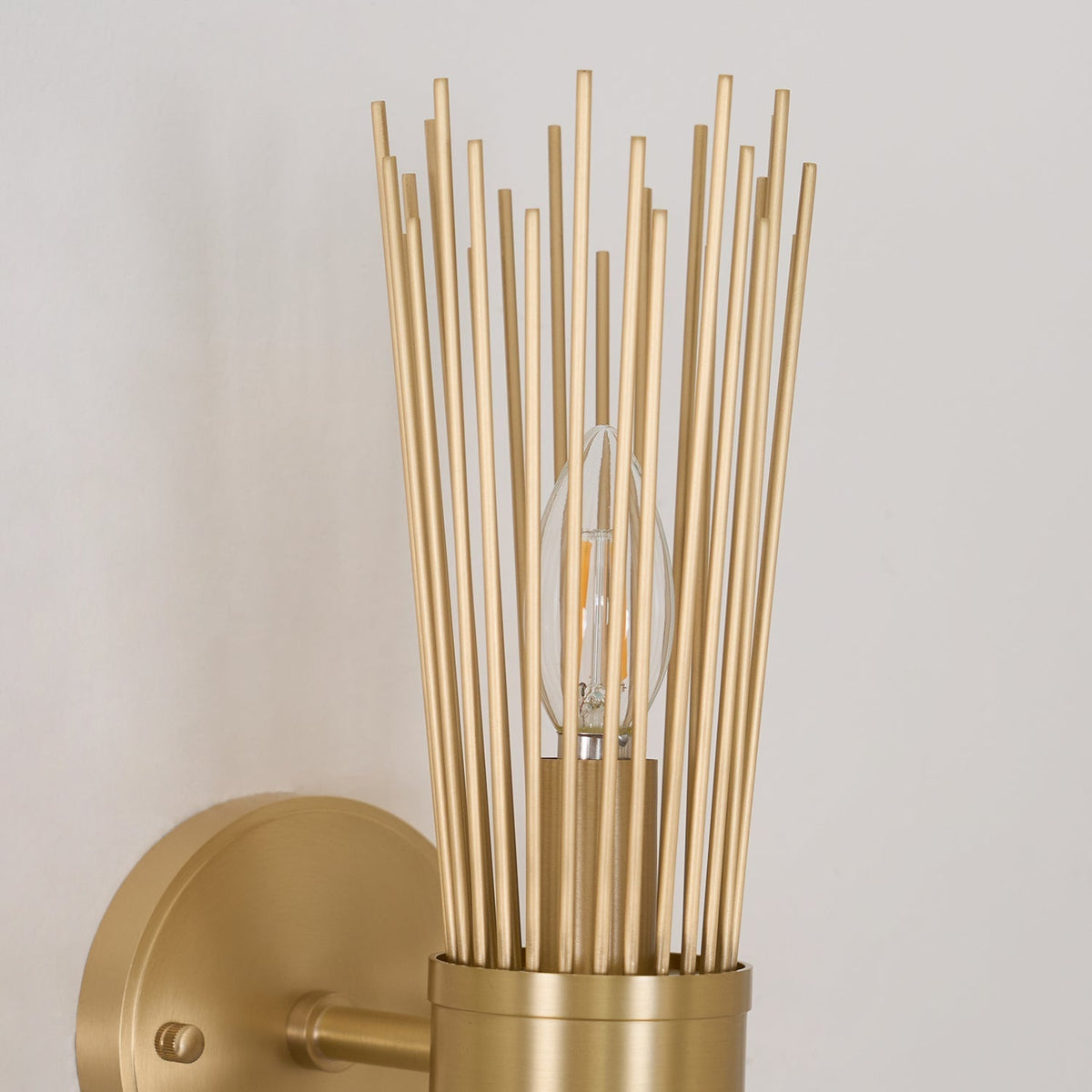 Thresher Postmodern luxe Candle messing wandlamp