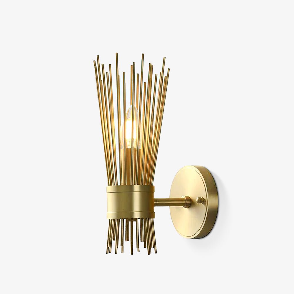 Thresher Postmodern luxe Candle messing wandlamp