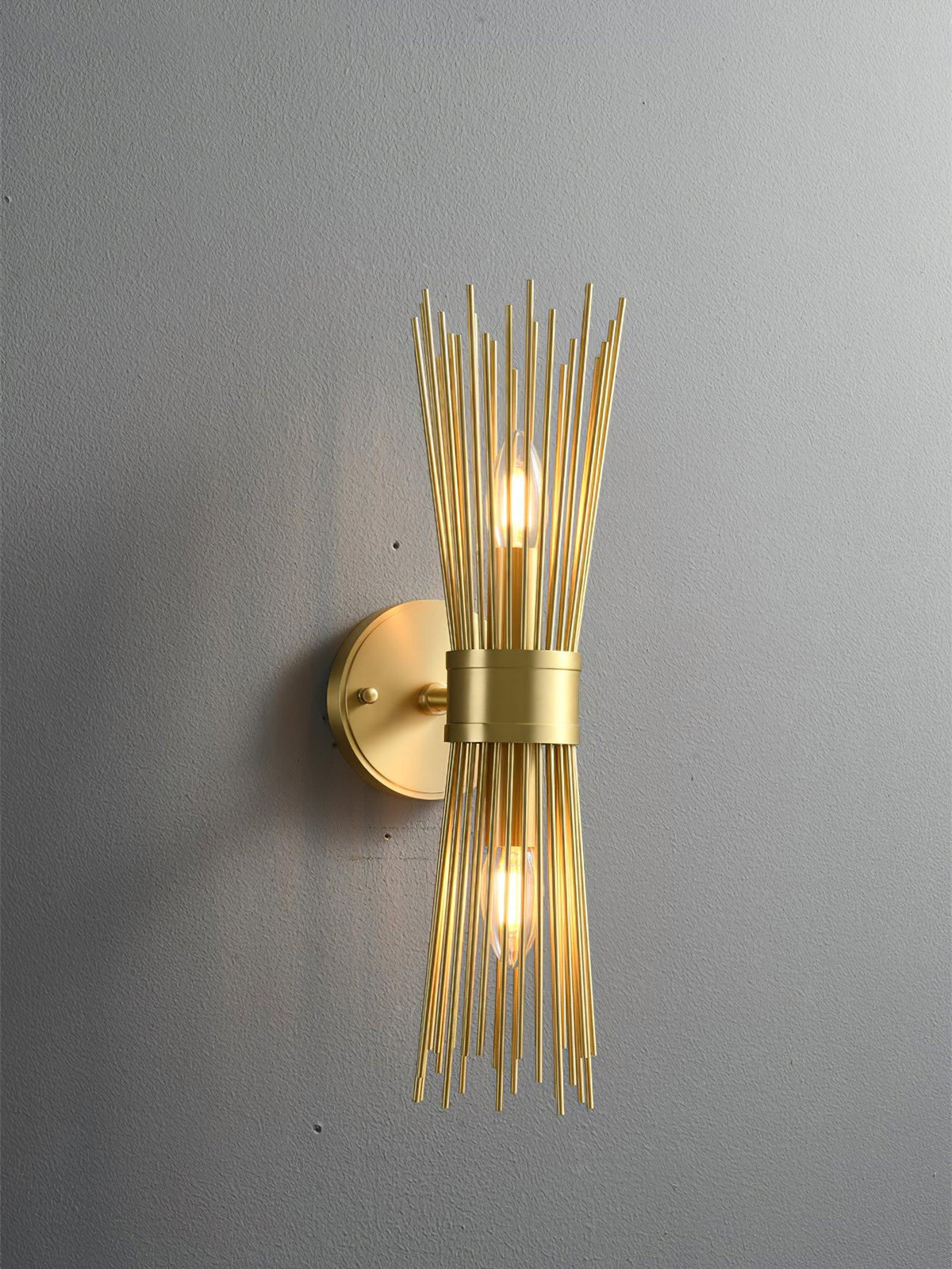 Thresher Postmodern luxe Candle messing wandlamp