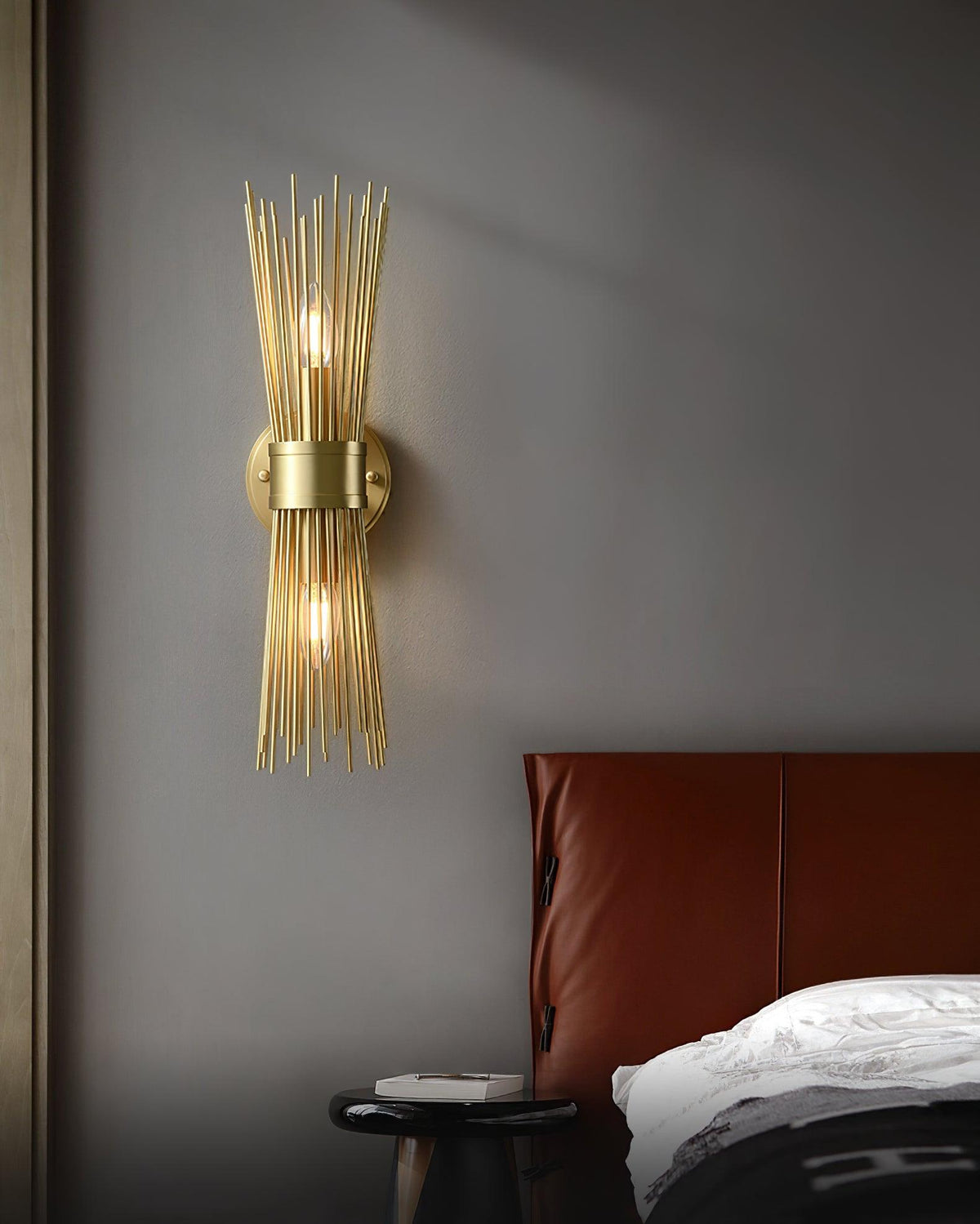 Thresher Postmodern luxe Candle messing wandlamp