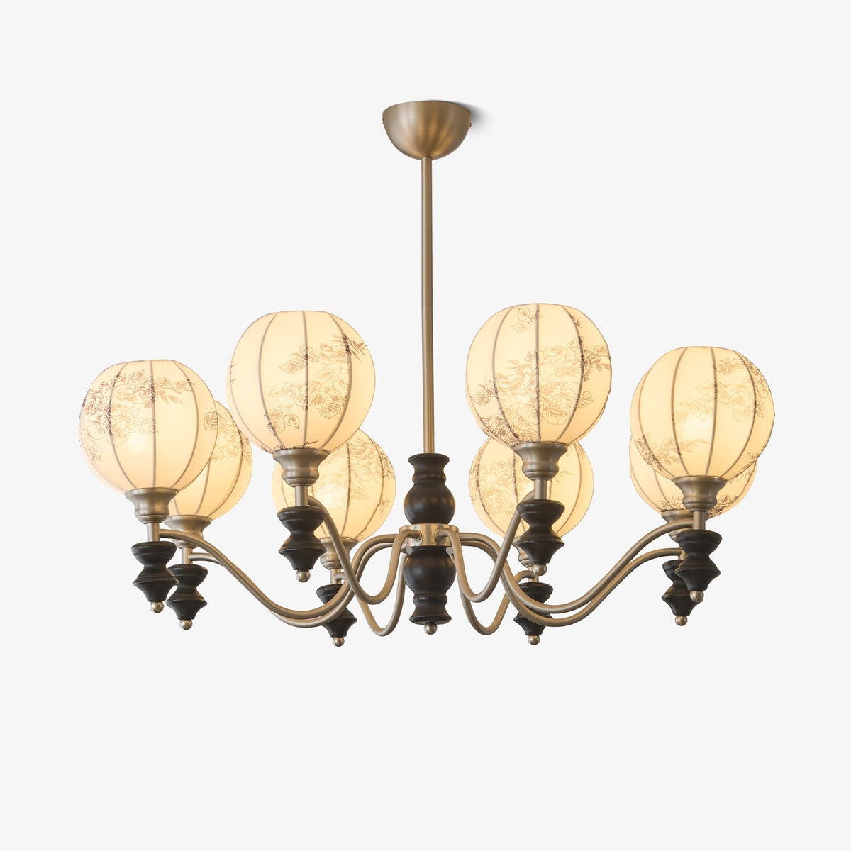 Osilan Traditionele Elegantie Vintage Houten Kroonluchter