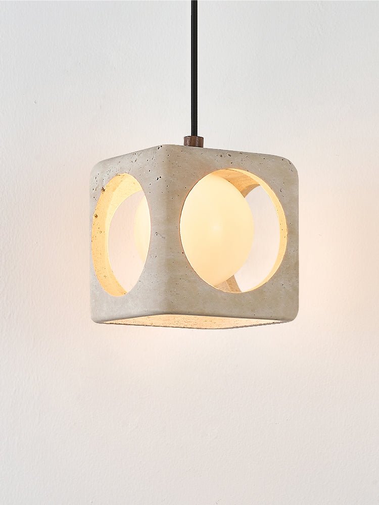 Vion hanglamp van geel travertin