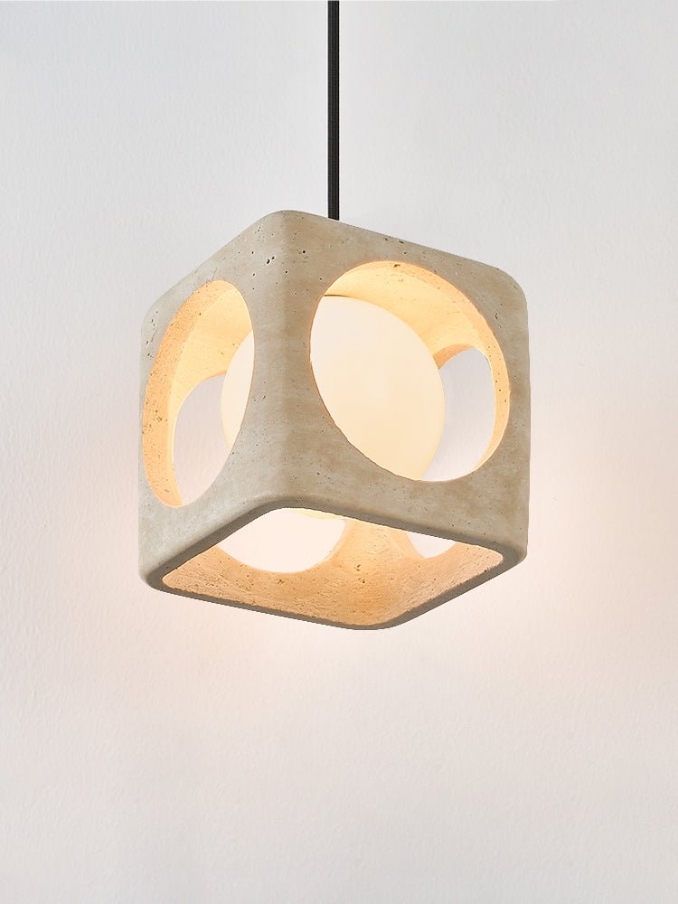 Vion hanglamp van geel travertin