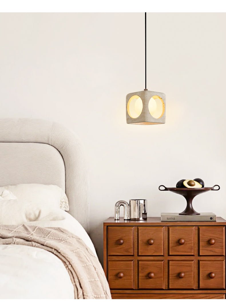 Vion hanglamp van geel travertin