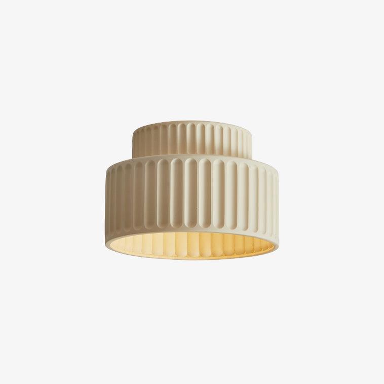 Lucaraine plafondlamp met geplooide acryl lampenkap