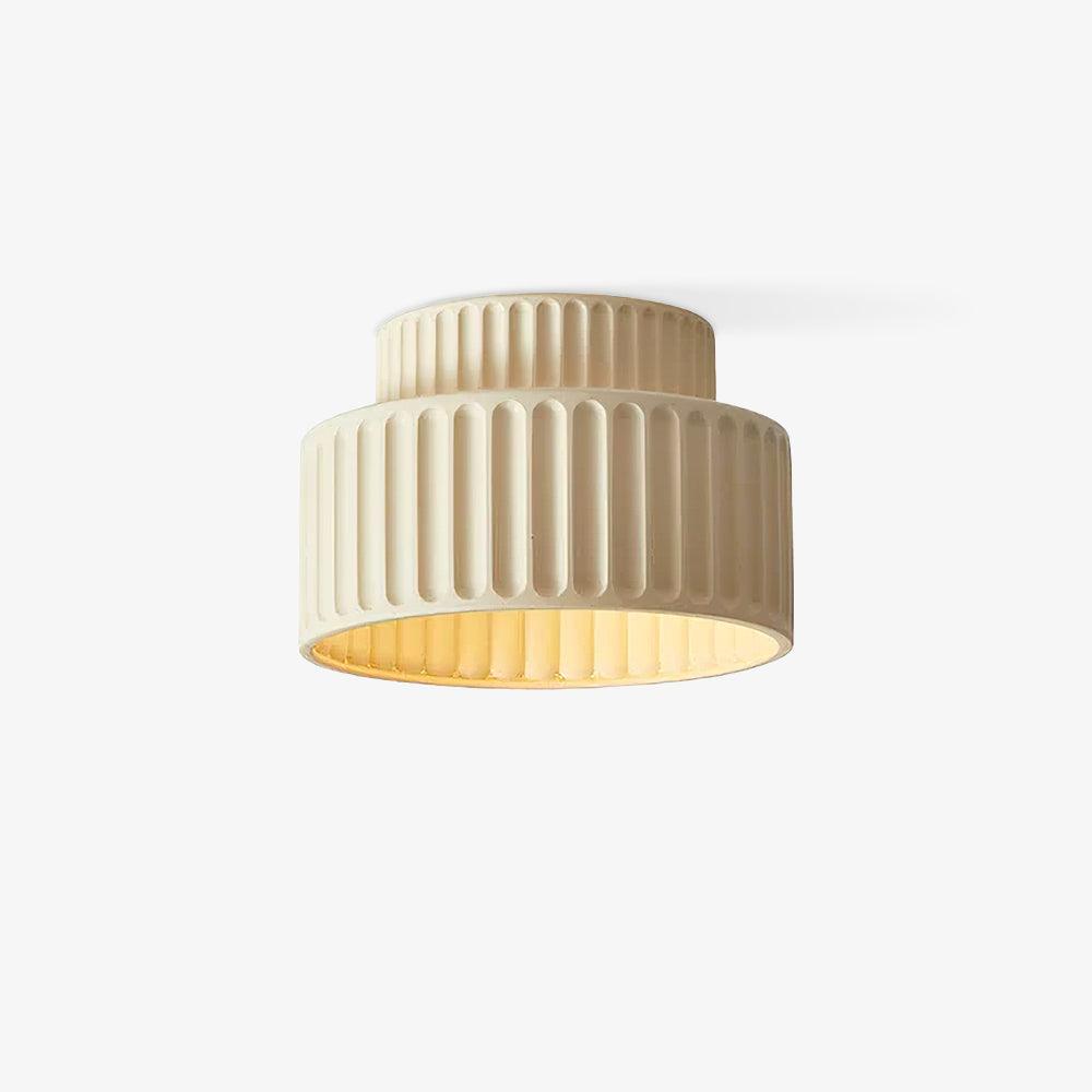 Lucaraine plafondlamp met geplooide acryl lampenkap