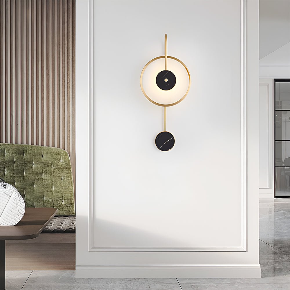 Merdin albasten wandlamp