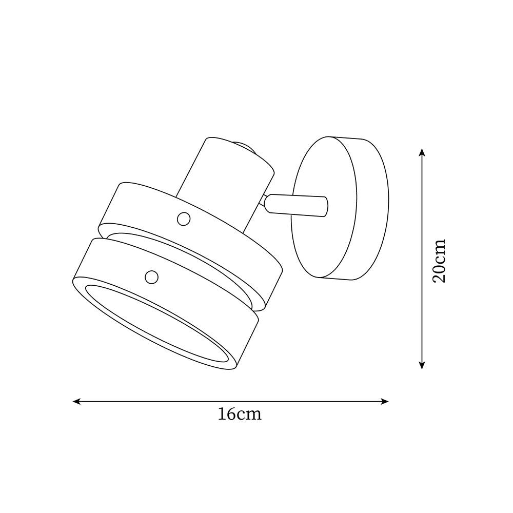 Geomy wandlamp