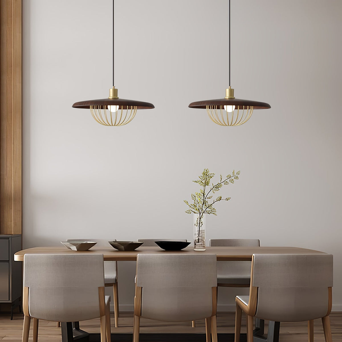 Rinoira Hout Retro Vintage Hanglamp