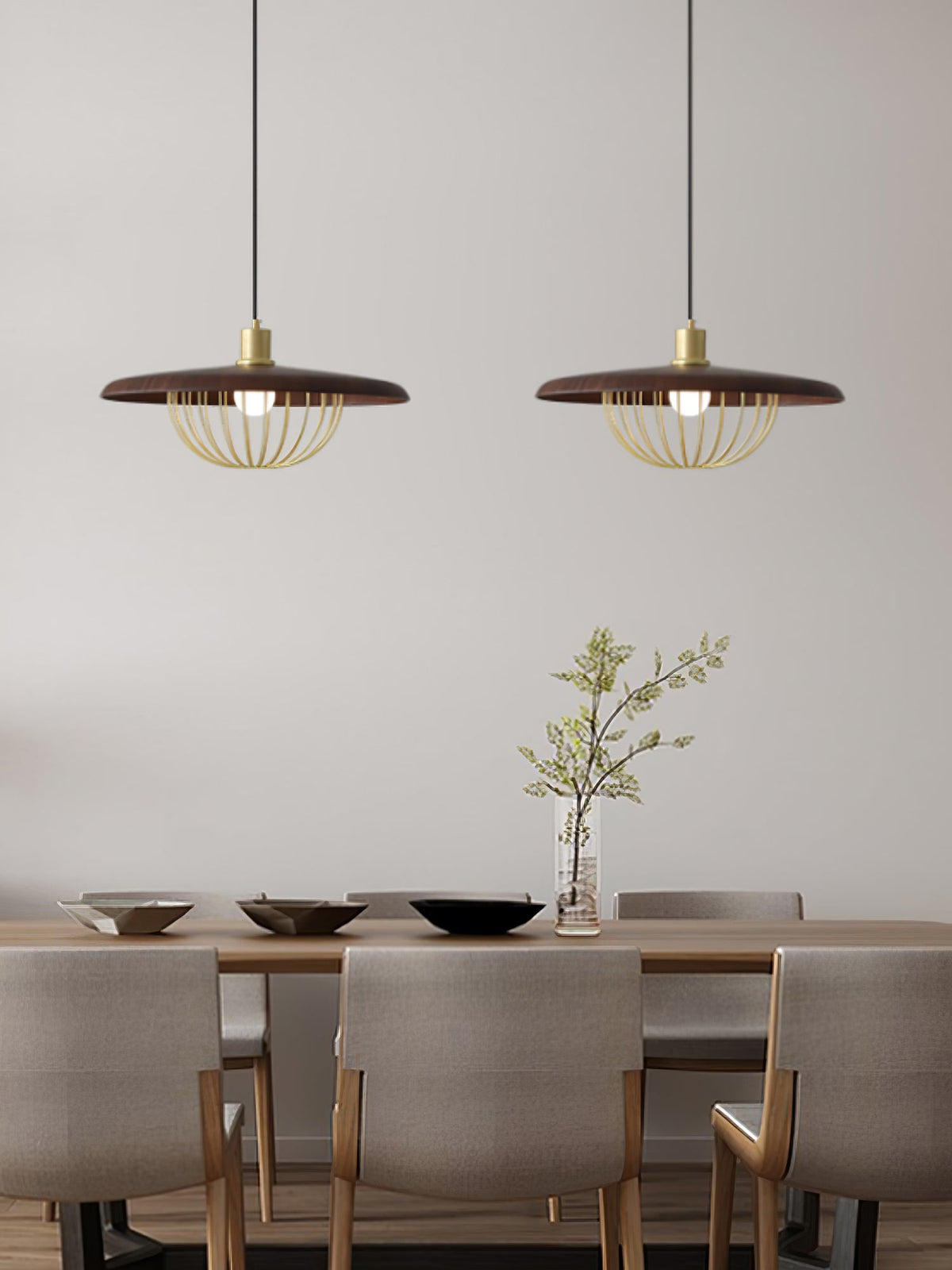 Rinoira Hout Retro Vintage Hanglamp